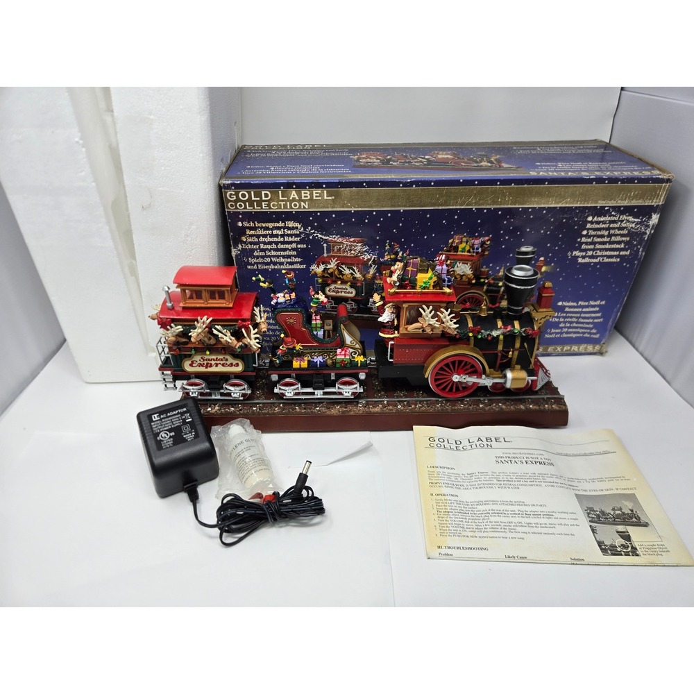Mr. Christmas Gold Label Santa's Express Animated Musical Train Set 2010